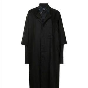 Y's by Yohji Yamamoto | layered cotton shirtdress